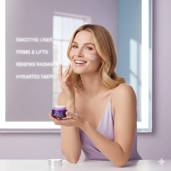 Clinique Smart Clinical Repair Cream 1.7oz Anti-Wrinkle Firming Moisturizer. - Picture 4 of 6